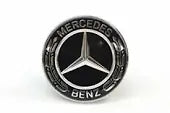 0008171801 Mercedes Bonnet Black Emblim Black Flat