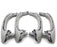 2038101551 Interior grab handle W203 8pc kit new grey