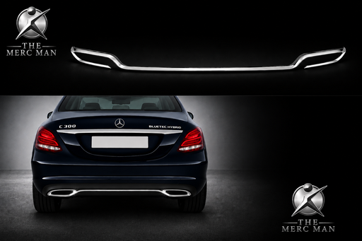 W205 C Class Lower Diffuser Chrome Moulding 2015 -2018