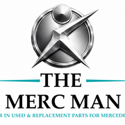 The Merc Man logo